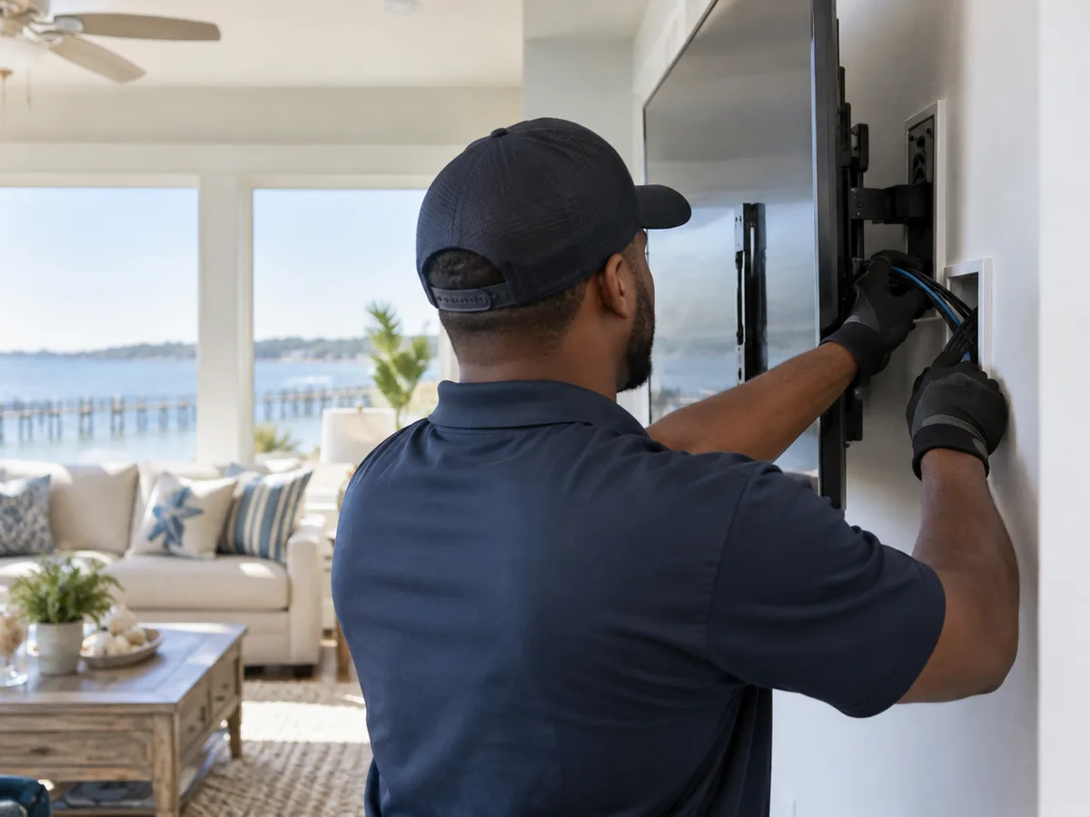 TV Mounting in Hampton